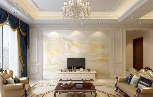 簡(jiǎn)約大理石電視背景墻，款款精致高顏值