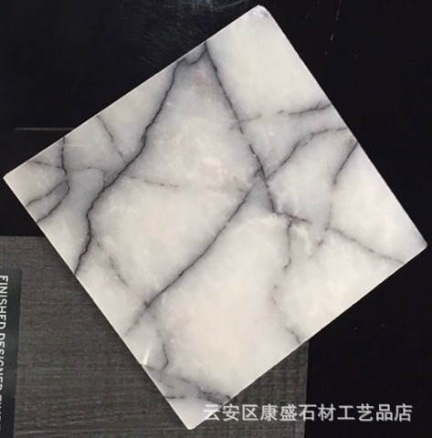 天堂鳥與香雪梅 紫韻天成的大理石藝術(shù)，點亮家居背景墻